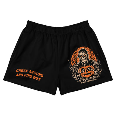 Creep Around Womens Gym Shorts