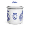 Sink Or Swim Tattoo Stencil 12oz Enamel Mug