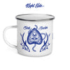 Sink Or Swim Tattoo Stencil 12oz Enamel Mug